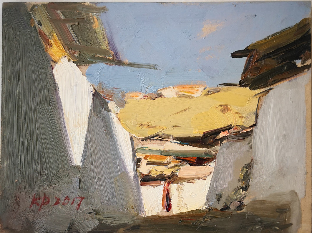 Countryside | Oil Painting | Landscape Sketching