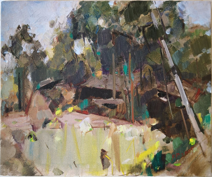 Landscape Sketching of Nature | Oil Painting