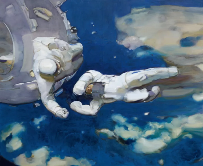 Floating in Space | Oil Painting