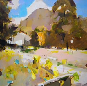 A Beautiful Day | Landscape Sketching | Oil Painting